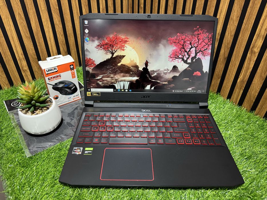 Игровой Ноутбук Acer Nitro 5 GTX1650 Ryzen5-4600H 8GB SSD512GB