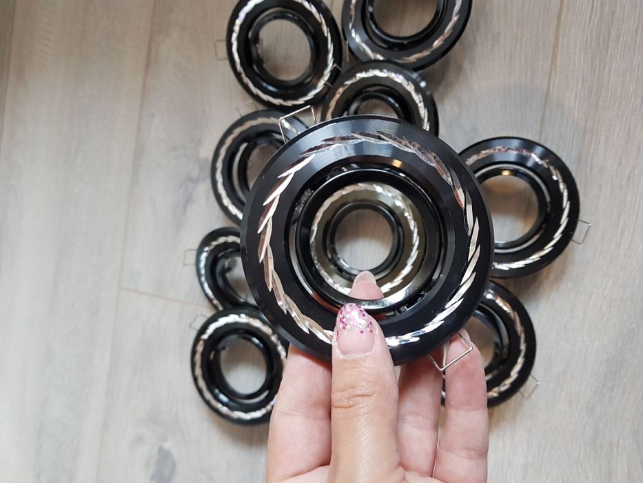 Set 10 spoturi incastrabile si becuri led