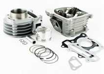 Set Motor/ Kit cilindru + Chiulasa Scuter GY6 125cc , 4T