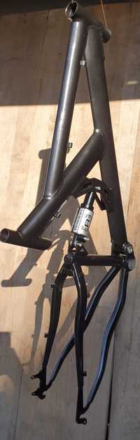 Cadru bicicleta 46cm.,Full suspension, MTB