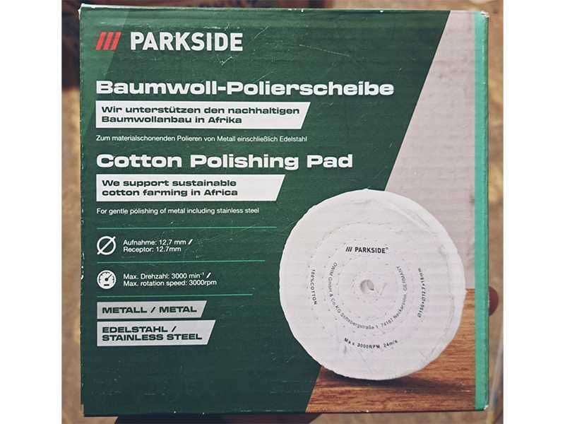 НОВИ! Памучен полиращ диск за метал Parkside