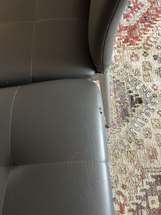 Scaune 4 bucati piele artificiala