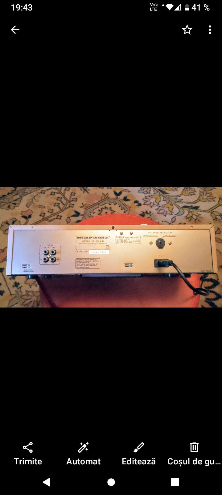 Vând Marantz cassdeck SD-240