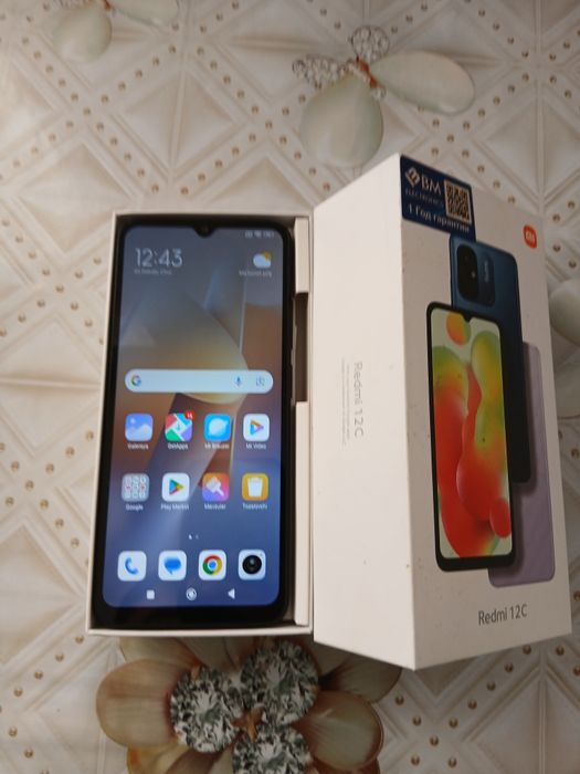 Srochni Redmi 12c  xotira 128 gbayt sotiladi