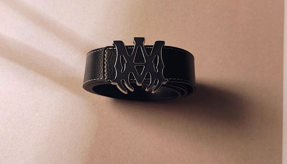 Curea Amiri nappa din piele premium