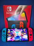 Nintendo Switch OLED modat full box card 256GB cu jocuri + bonusuri