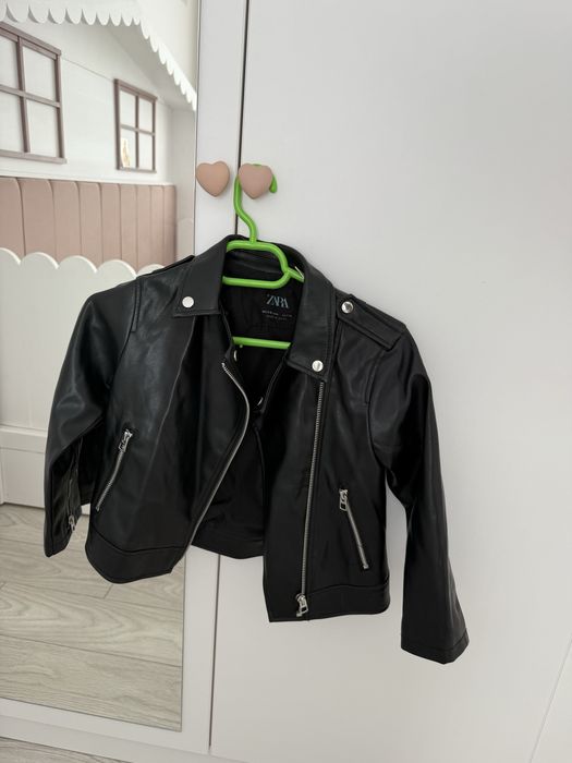 Geaca piele ecologica Zara 5-6 ani