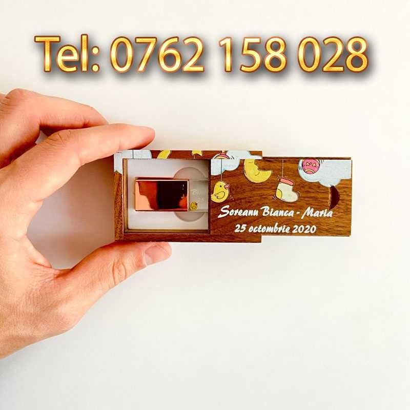 Cutie Pentru Stick, Memorie USB, Cutie Lemn Stick, Carcasa Stick