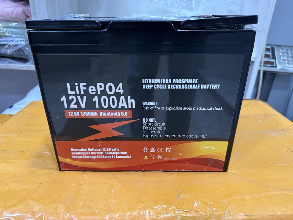 Аккумулятор Lifepo4 литийжелезофасфатный 12v - 100ah
