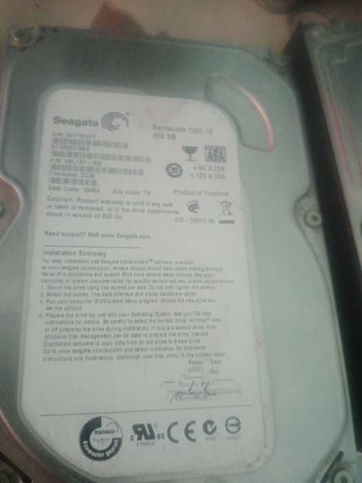 HDD 1 tb+250 GB vinchestor