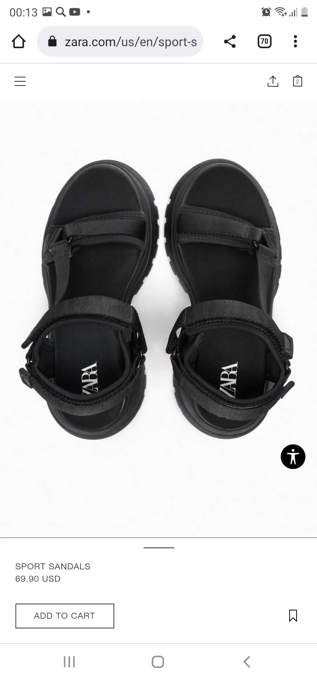 Zara новые сандалии