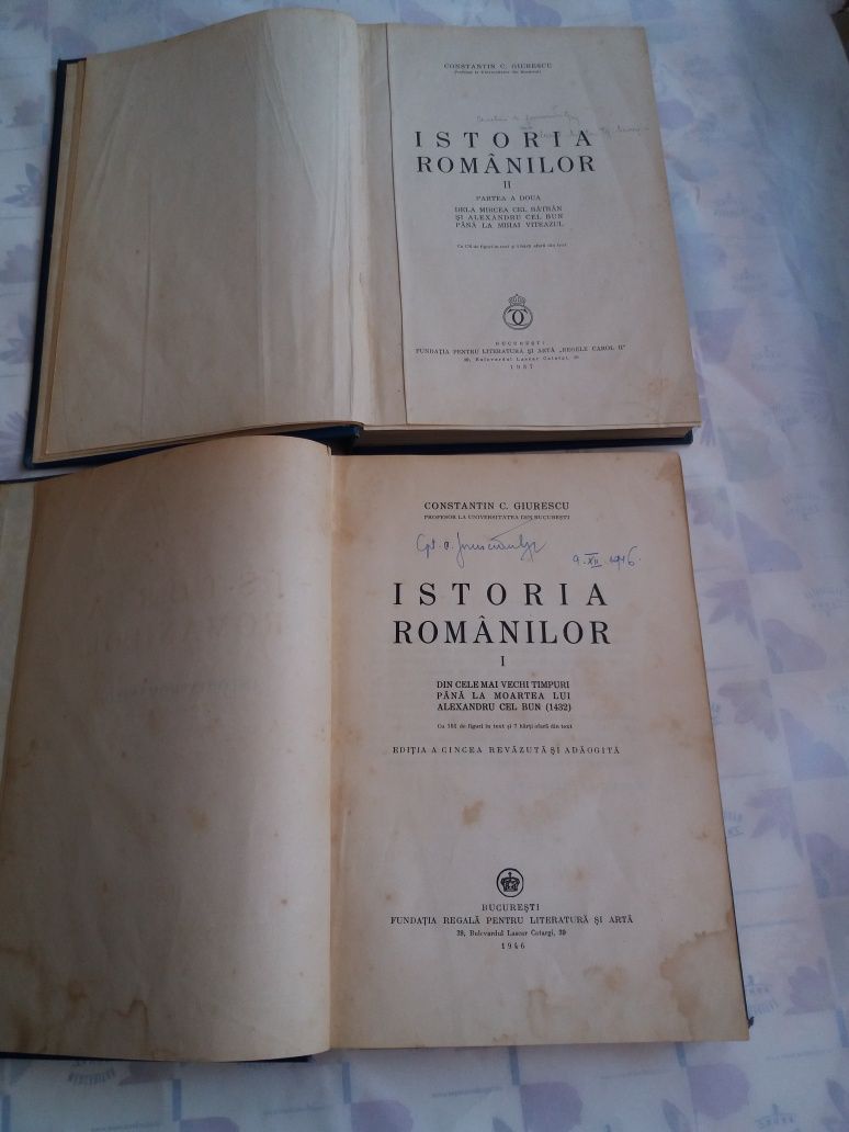 Istoria romanilor de Constantin Giurescu