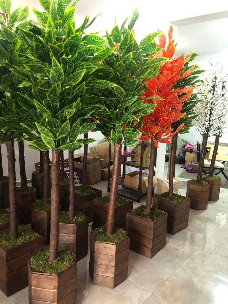 Copac Pom Bonsai Artificial Decor VERDE Planta Ghiveci 1.8 metri