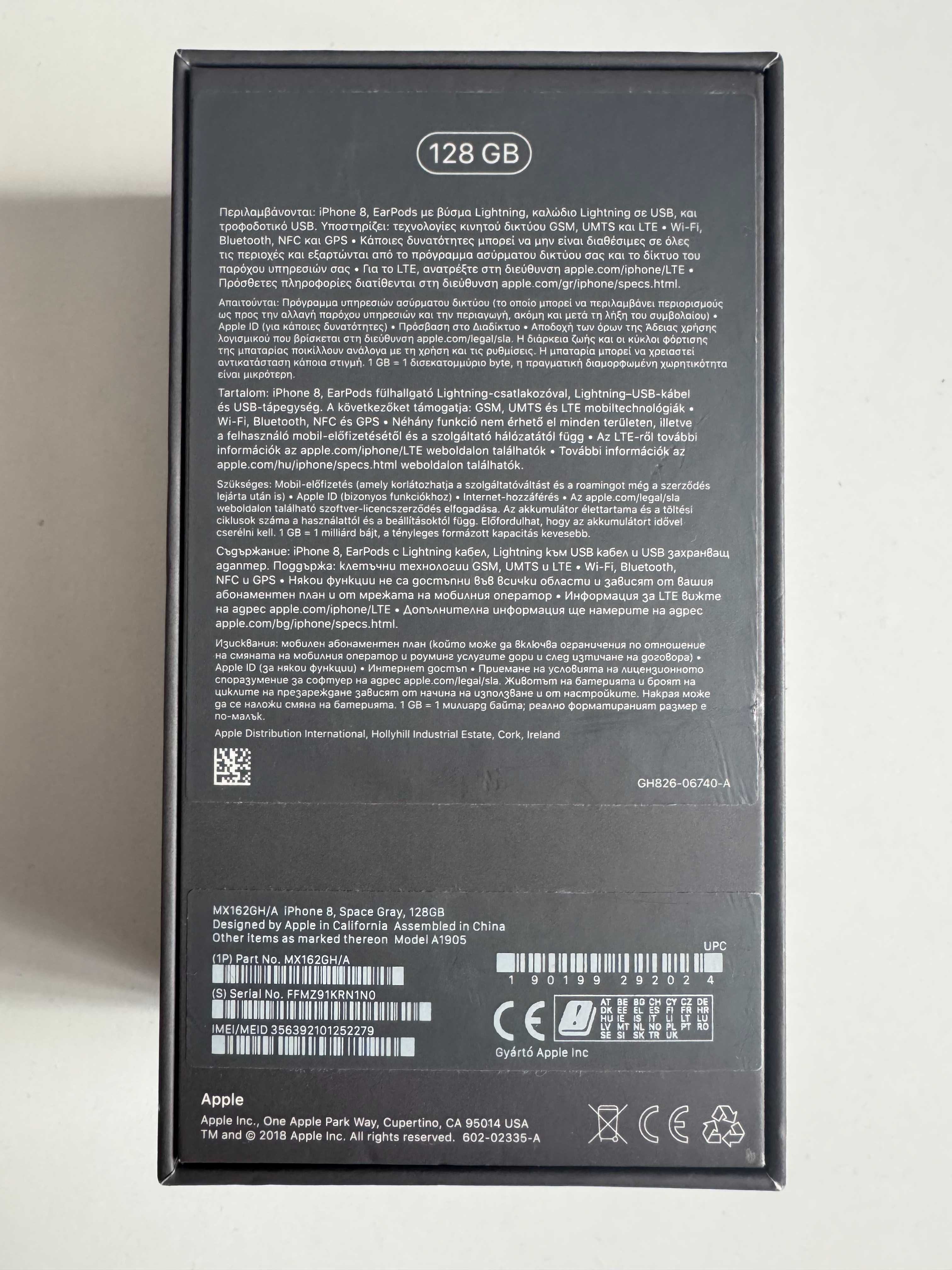 iPhone 8 128GB Space Gray