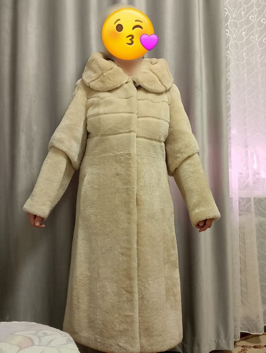 Натуральная цигейковая шуба