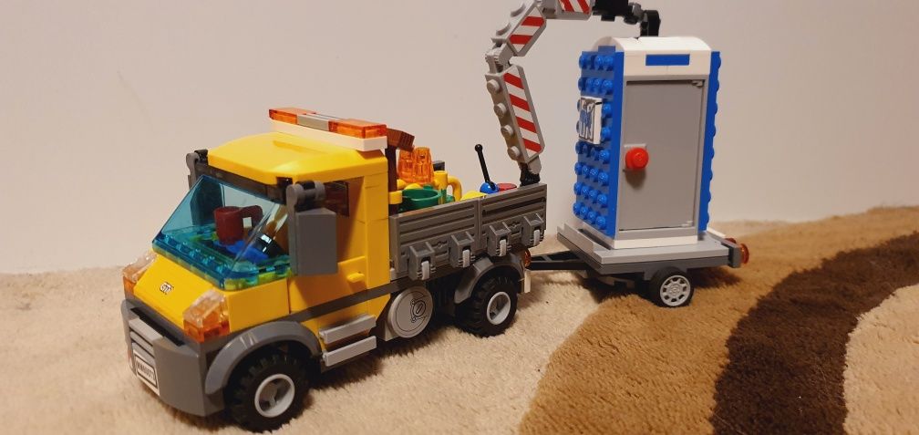 Lego 60073 masina service cu remorca