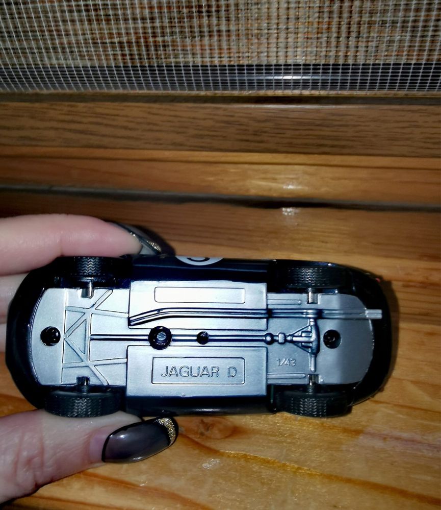 Количка Ягуар Д  Jaguar D type Le Mans 1957 коли в мащаб 1:43