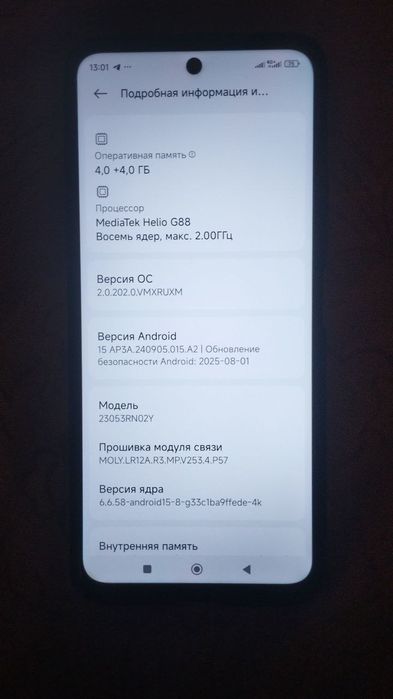 Redmi 12 sotiladi hotira 8 ga 128 talik