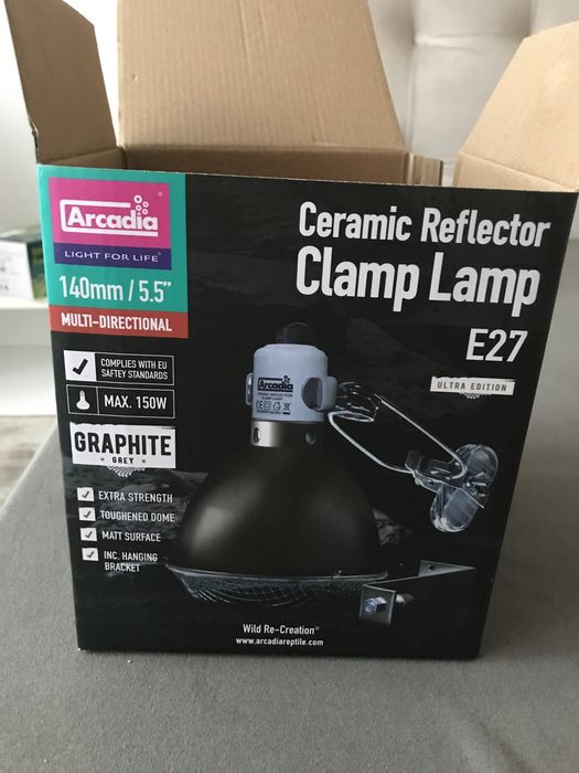 Lampa ceramica cu clema