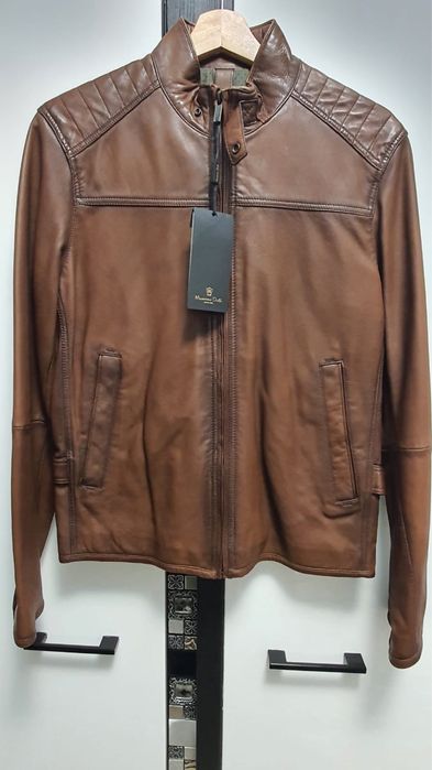 Geaca piele naturala Massimo Dutti