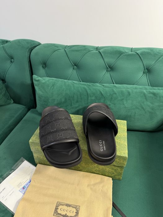 Papuci Louis Vuitton piele naturala Full Box Premium colectie noua