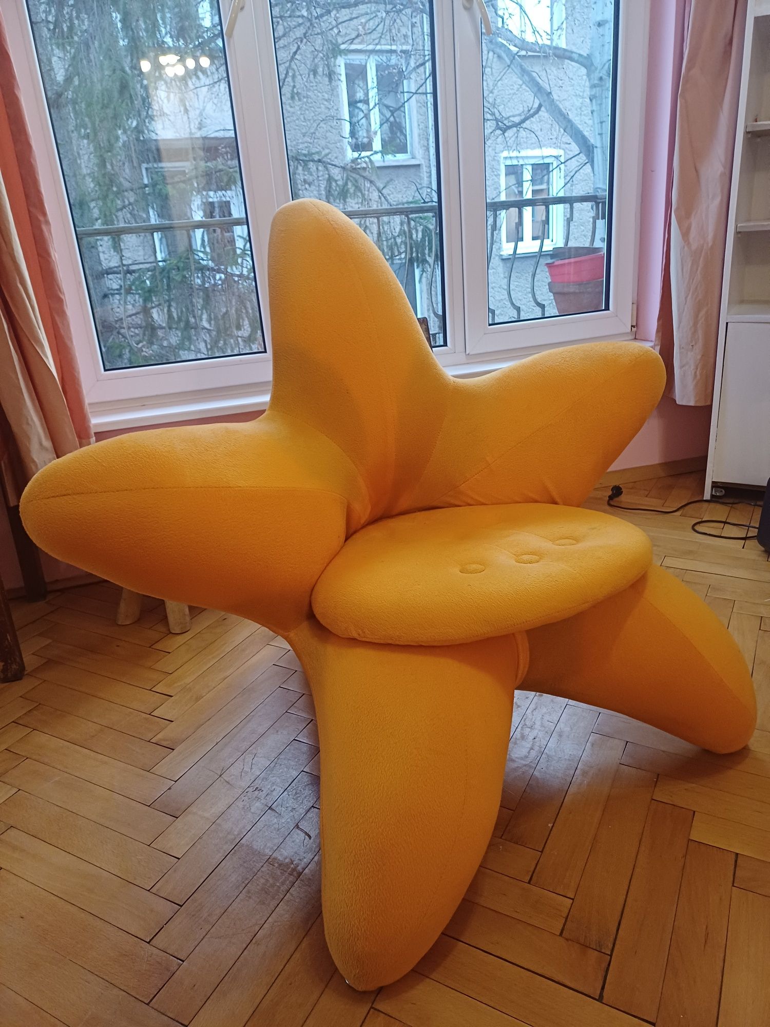 Фотьойл звезда, цвят горчица