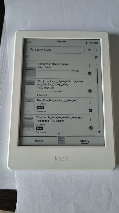 Kindle (A 8-a Generație) - Alb - Stare Excelentă!