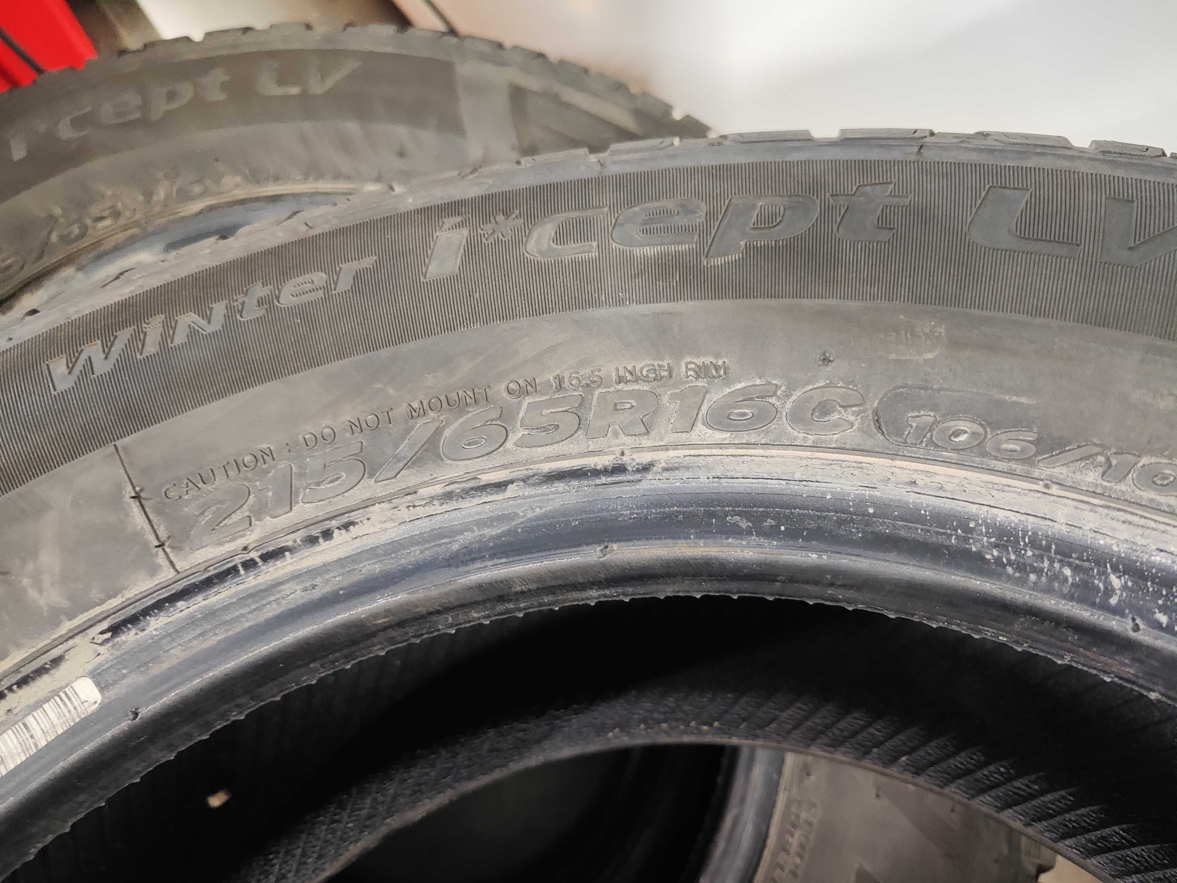 4бр.зимни гуми 215/65/16C Hankook