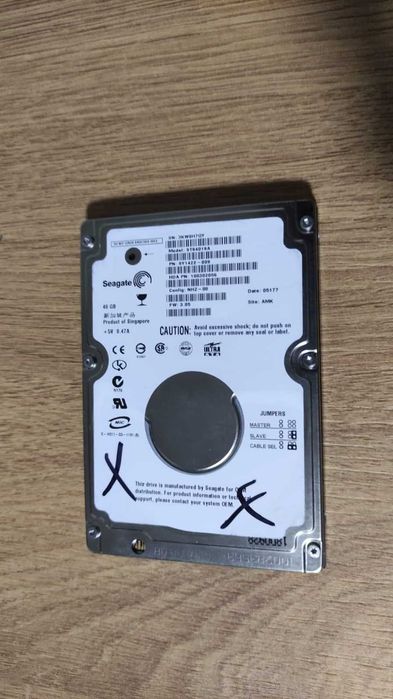 Жесткий диск для ноутбука Seagate ST94019A 40Gb IDE. Состояние ХЗ