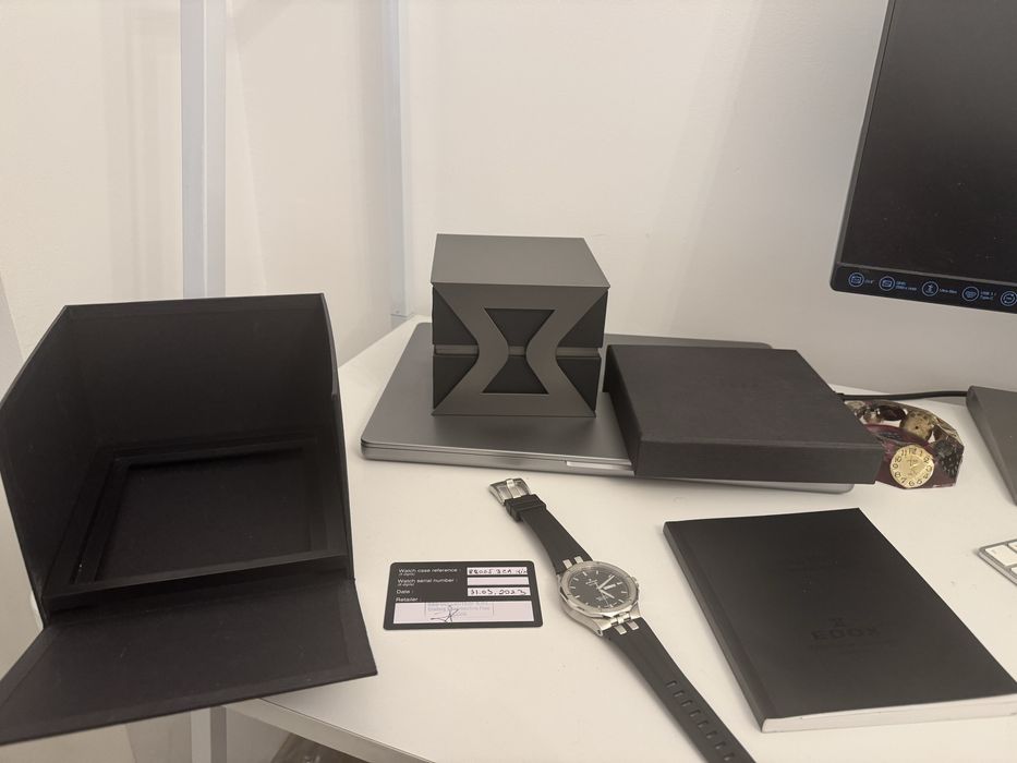 ceas Edox Delfin automatic 43 mm double day date