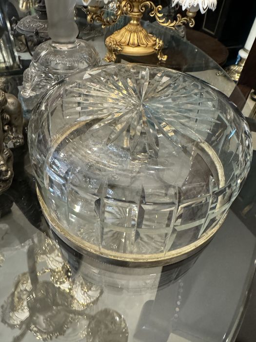 Bol Cristal - montat in Ag- Art Deco