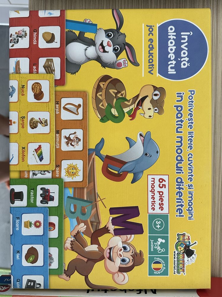 Jucarii 3-5 ani alfabet si puzzle, intercativ
