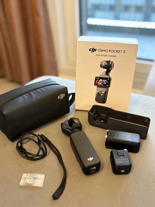 Камера DJI Osmo Pocket 3 с допълнителни лещи
