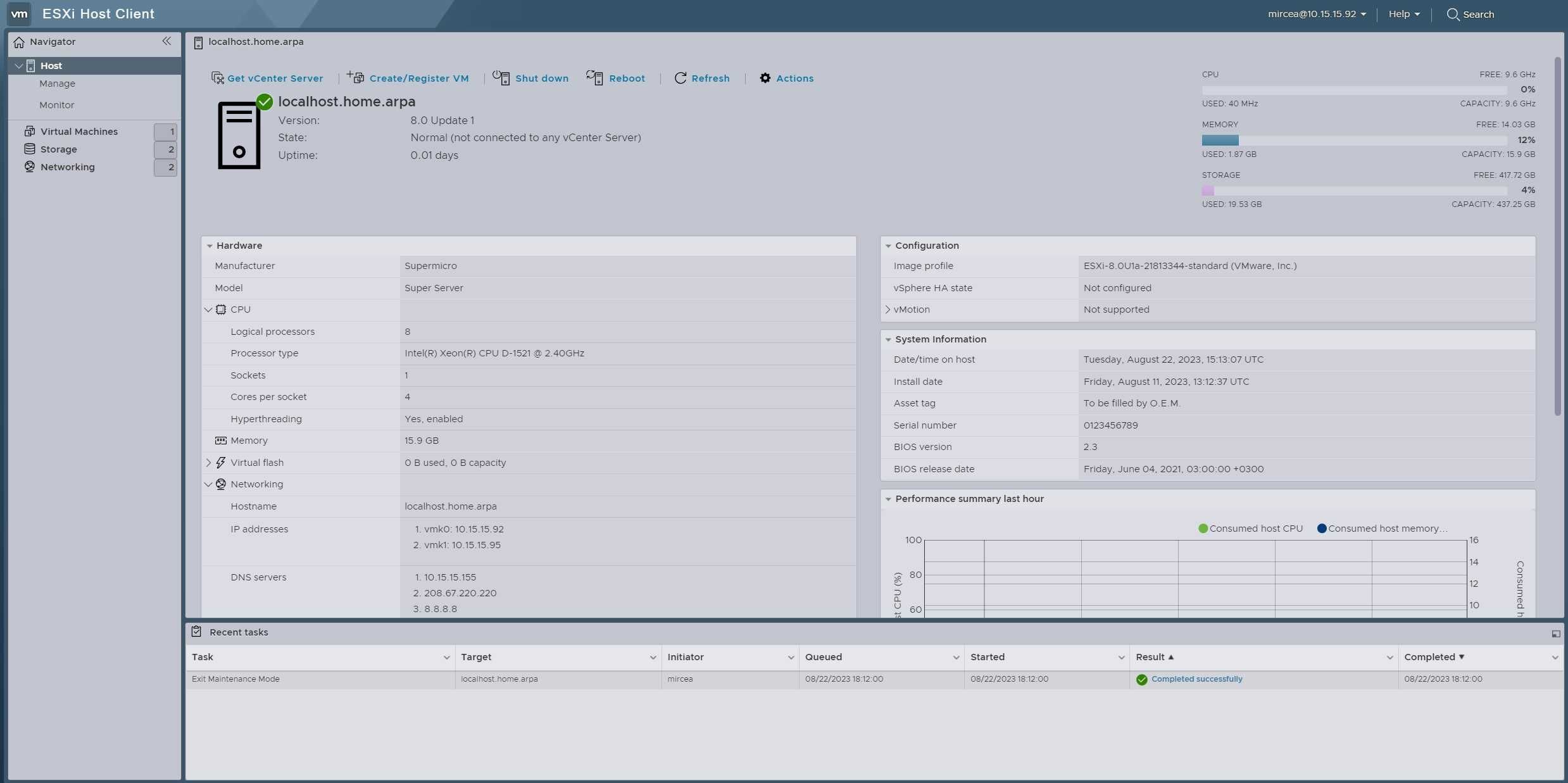 Vand/Schimb Server Supermicro - perfect pt PFSense, NAS, Virtualizare