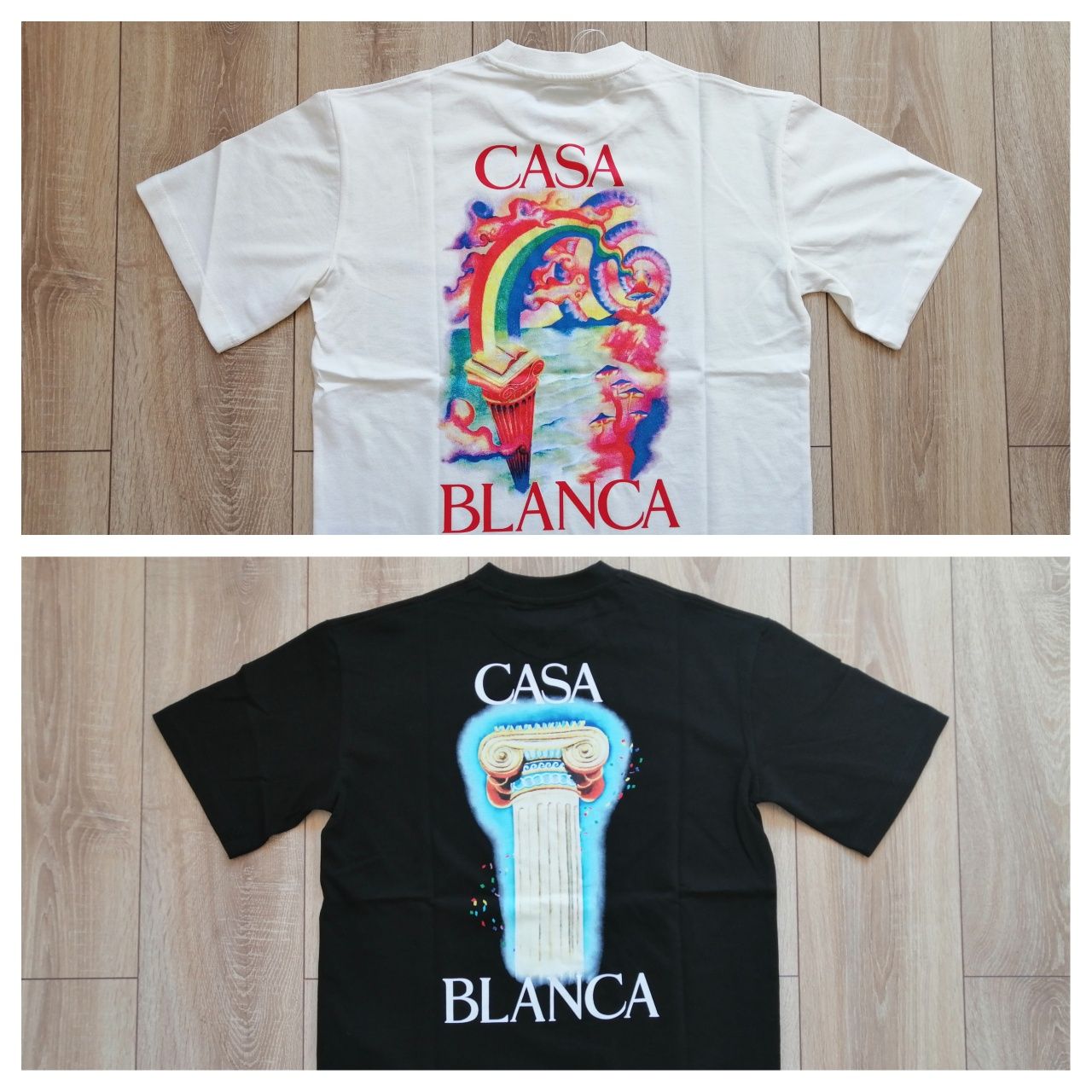 Casablanca мъжки елегантни тениски в два цвята S M L XL XXL