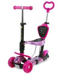 Tricicletă cu scaun Lorelli - Draxter Plus Pink Galaxy