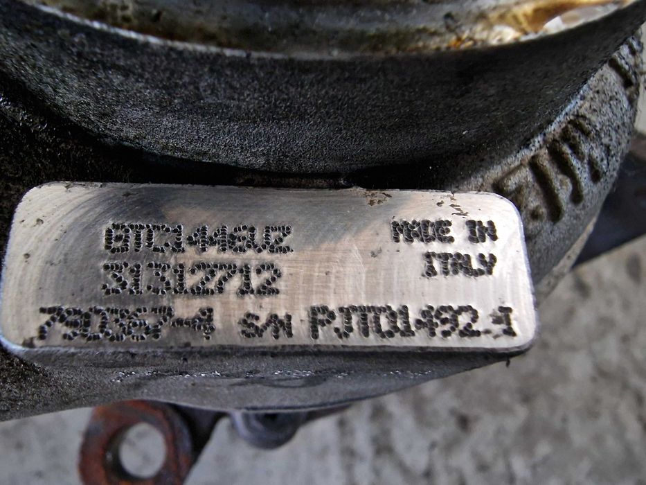 Turbo Turbina Volvo 2.0 d V40 S60 C70 C30 S40 Euro 5 cod 31312712