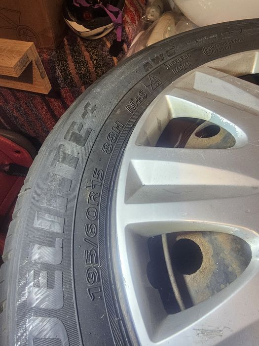 Jenti de tabla cu cauciuc 195 60 R15