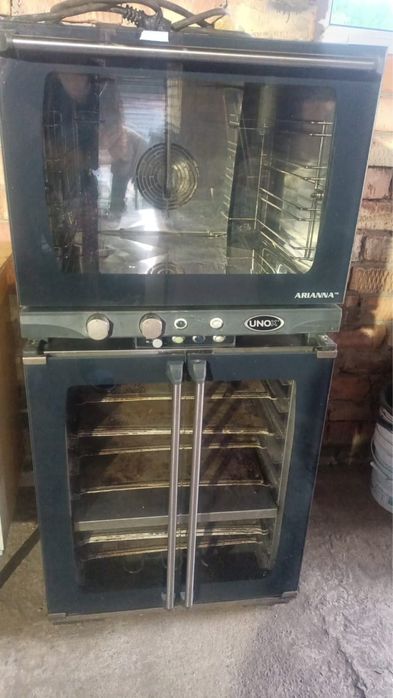 Конвекционная печь unox xft133 arianna с расстоечным шкафом