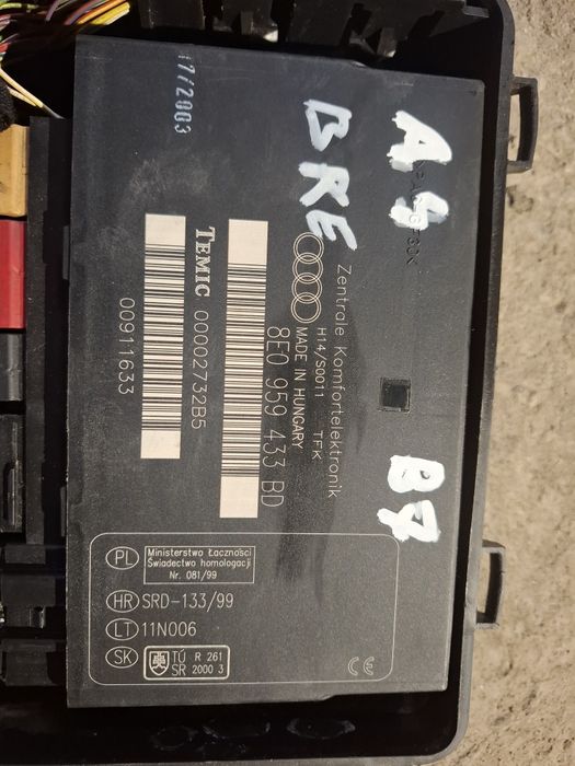 Modul unitate control confort Audi A4 B7 2.0 BRE BLB