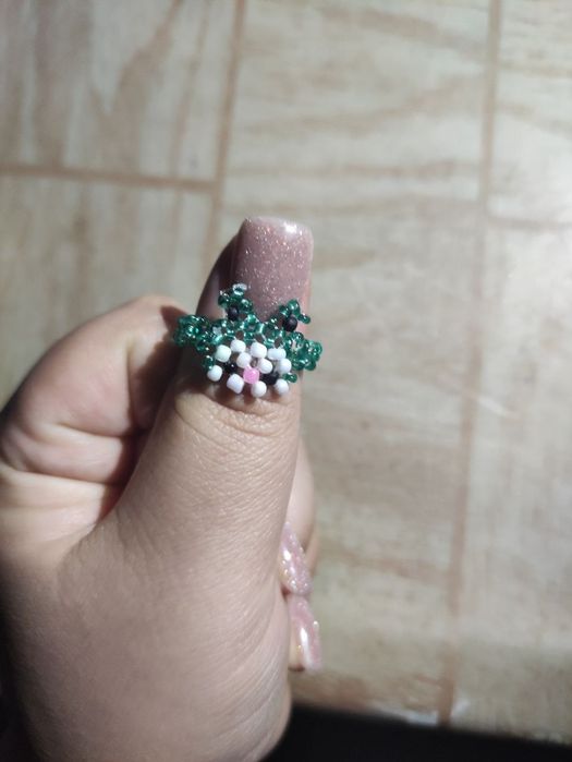 кольцо из бисера