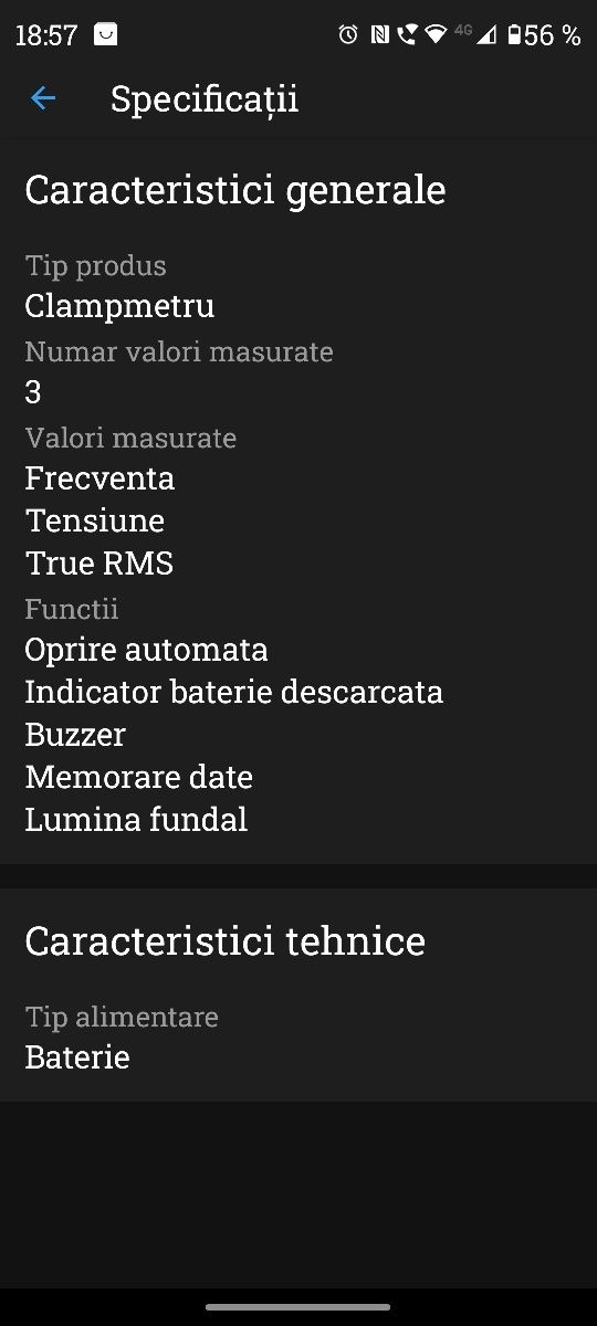 Clampmetru digital