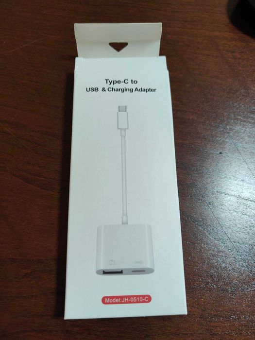 кабели - конвертор тип C - 2 в 1 Type-C OTG адаптер 18W DP QC3.0 кабел