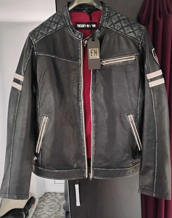 Vând geacă de piele bărbați