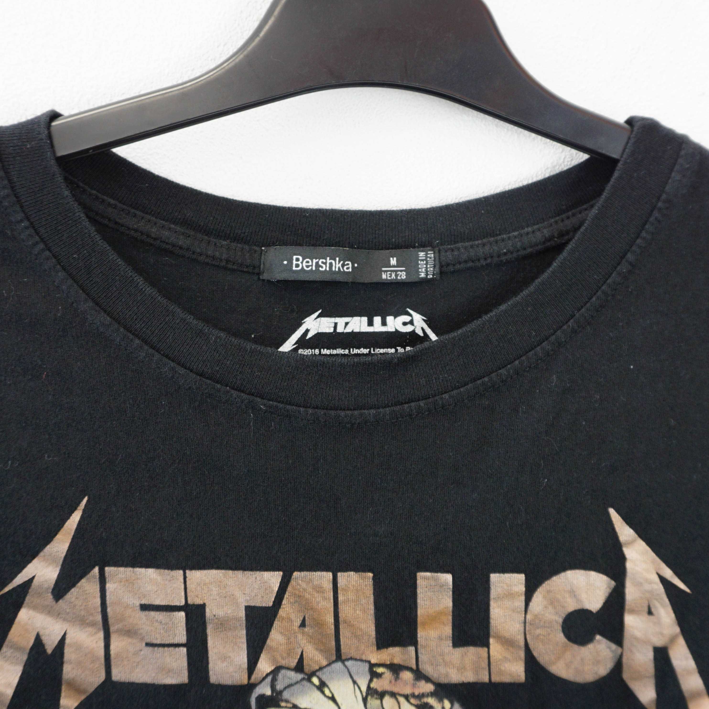 Bershka X Metallica оригинална дамска тениска с графика - М