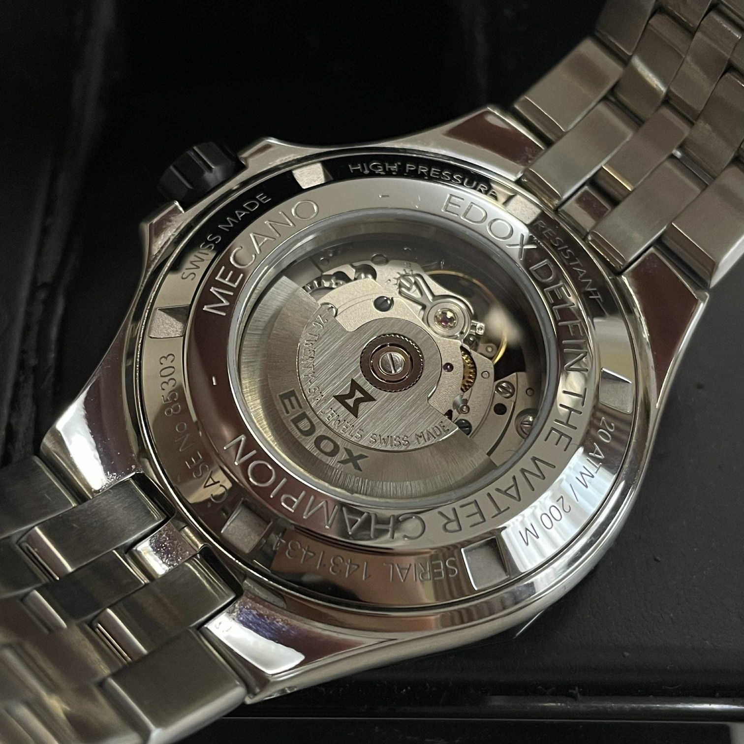 Edox Delfin Mecano Skeleton Automatic