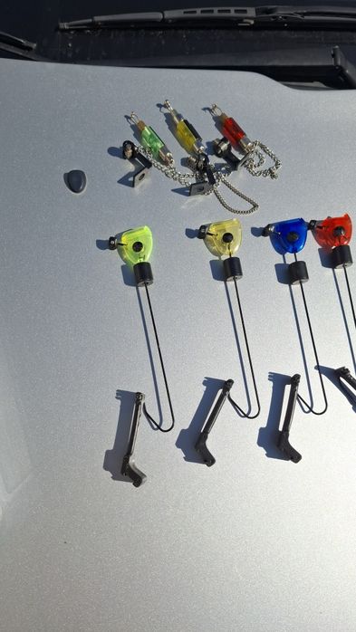 кеп,сигнализатори, обтегачи риболов