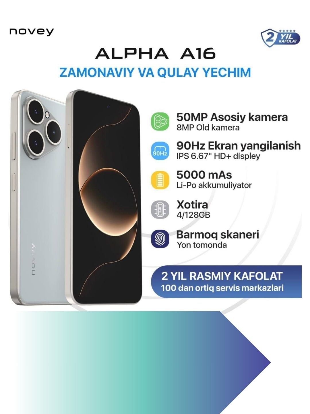 Novey A16 смартфон продам