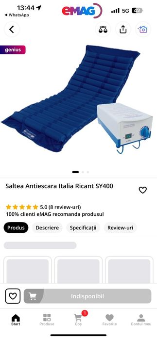 Saltea Antiescara Italia Ricant SY400