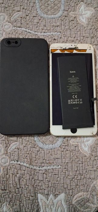 Iphone 6s plus defect +husa+baterie noua